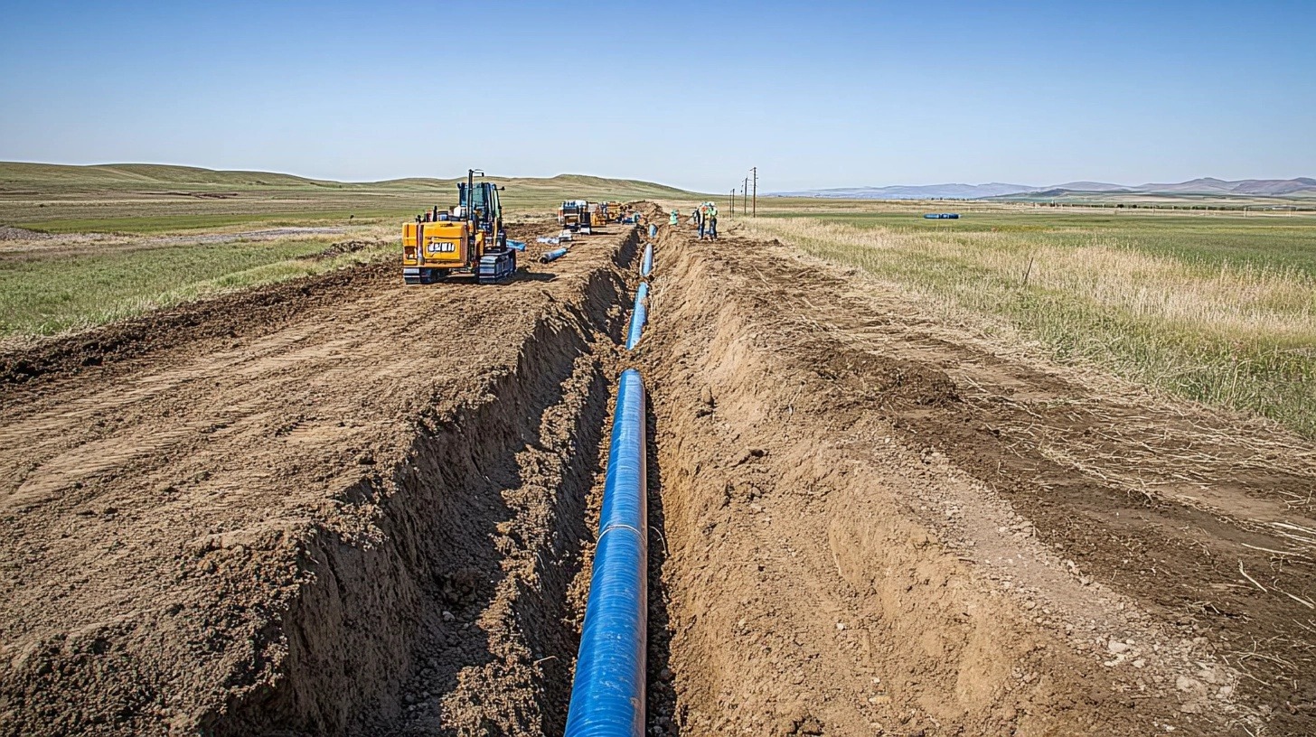 trenching services, water gas electric sewer trench digging