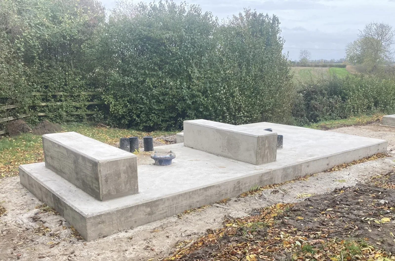 Civils concrete footings