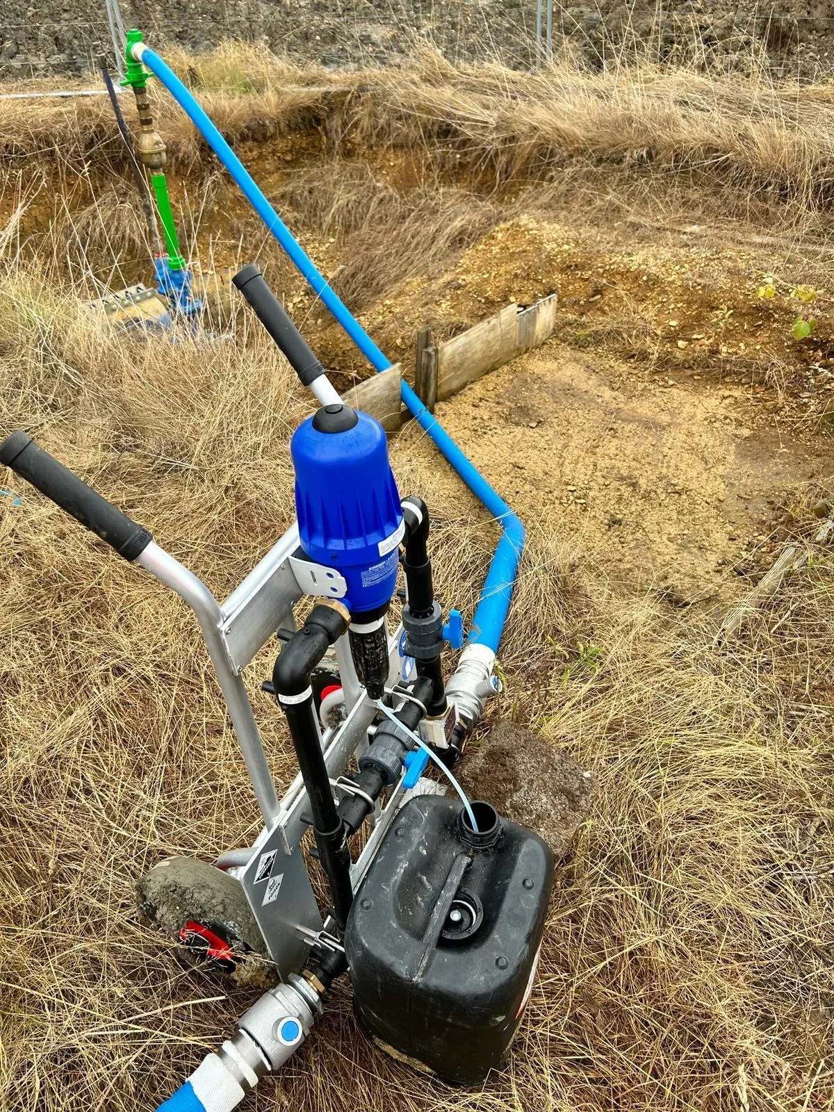 Pipe testing and chlorination