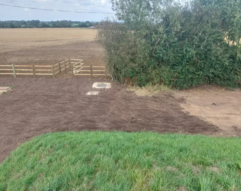 Reinstatement neat groundwork after install