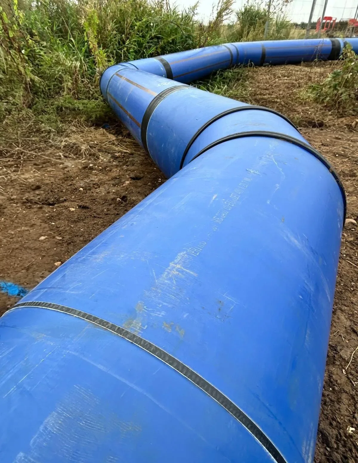 Utility fusion welding large diameter pipes